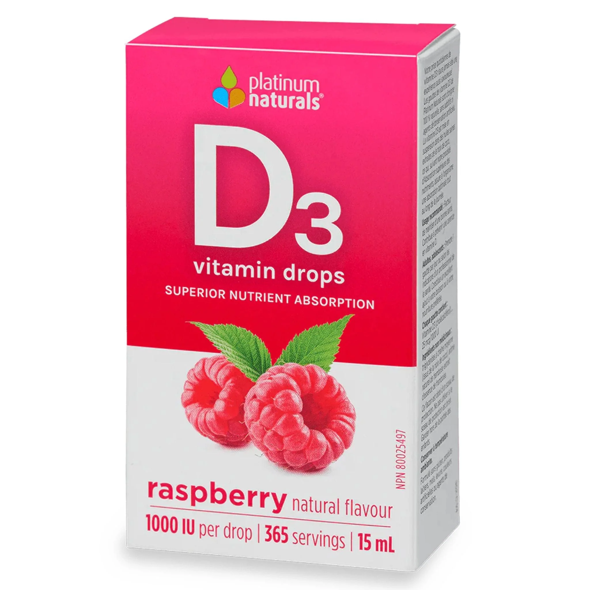 Platinum Vitamin D3 Drops 1000IU, 15ml (365 Drops) - Image 4
