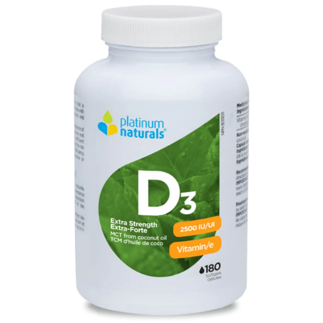Platinum Naturals Vitamin D 2500 IU Extra Strength - Image 2