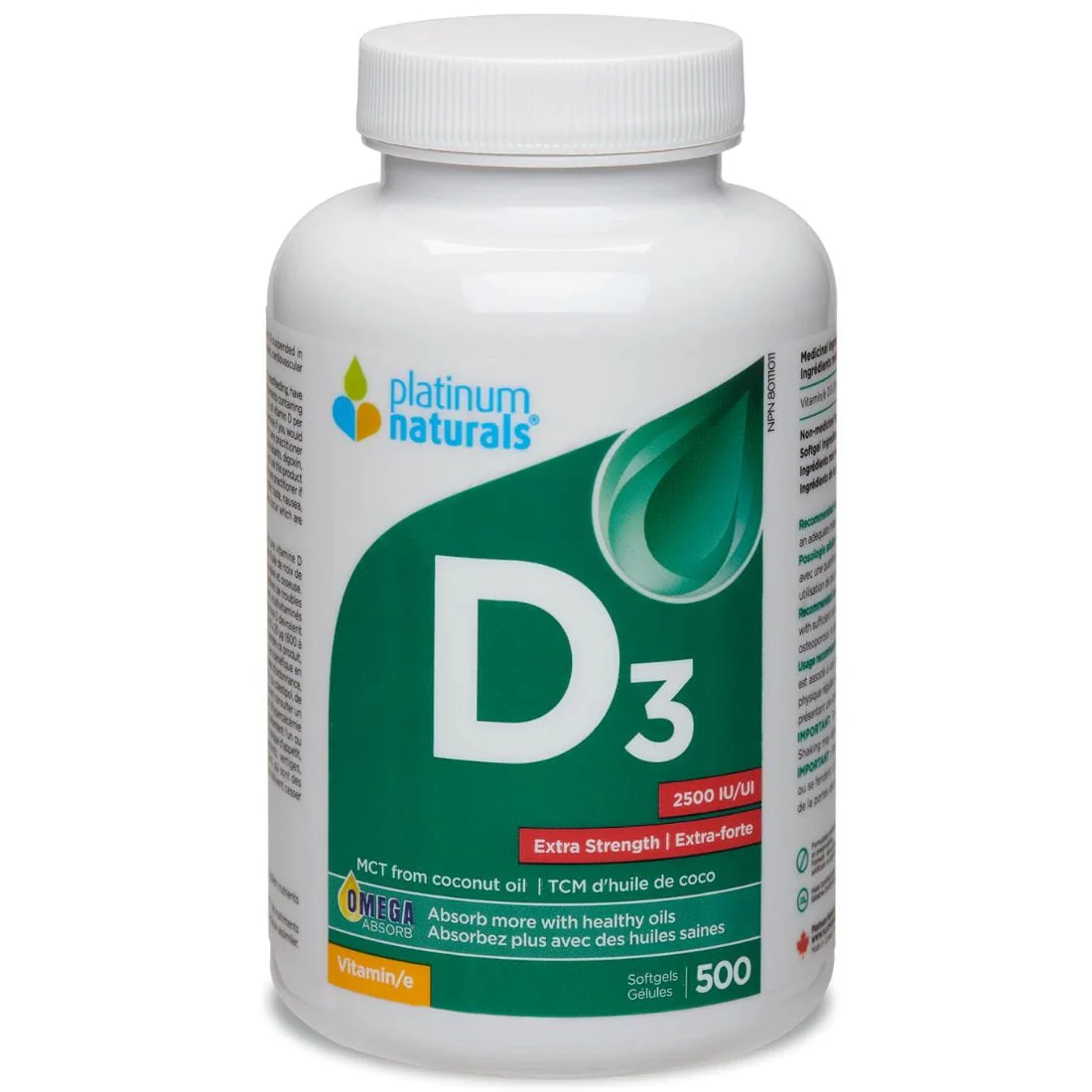 Platinum Naturals Vitamin D 2500 IU Extra Strength - Image 4