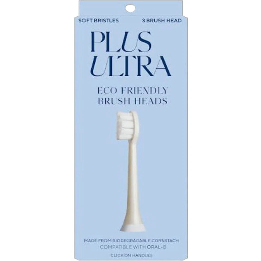 Plus Ultra Electric Toothbrush Replacement Heads, 3-Pack CLEARANCE 75% Off Final Sale - Image 2