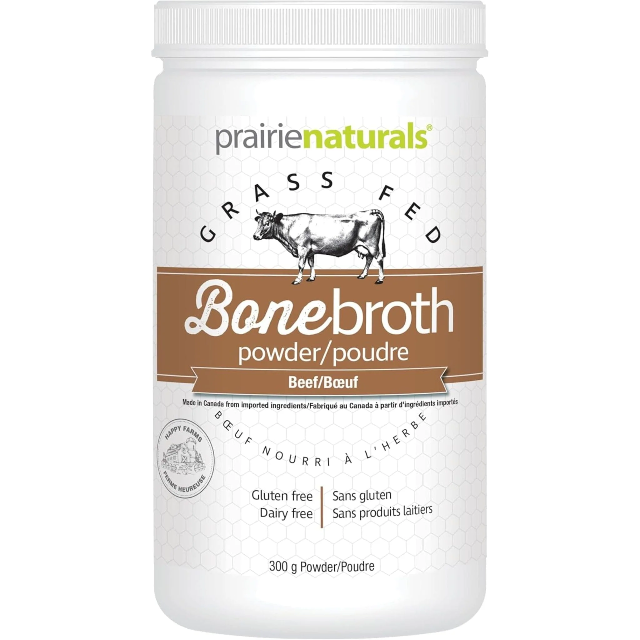 Prairie Naturals Beef Bone Broth Protein Powder, Collagen-Rich Protein for Gut Health, Joints and Skin Health, 150g-300g - Image 2