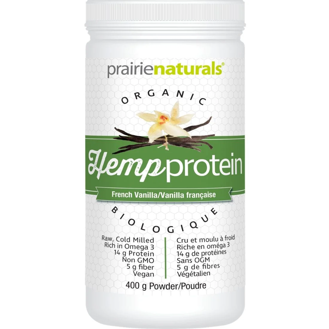 Prairie Naturals Organic Raw Hemp Protein (Cold Milled & Non-GMO)