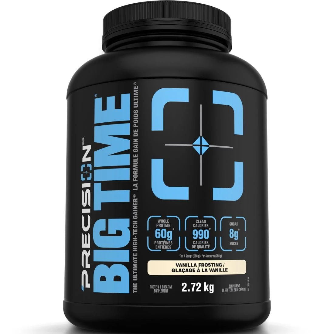 Precision Big Time Weight Gainer with Creatine, Glutamine, Arginine, ZMA, BCAAs, 6lb CLEARANCE 30% Off Exp 1/27 Final Sale