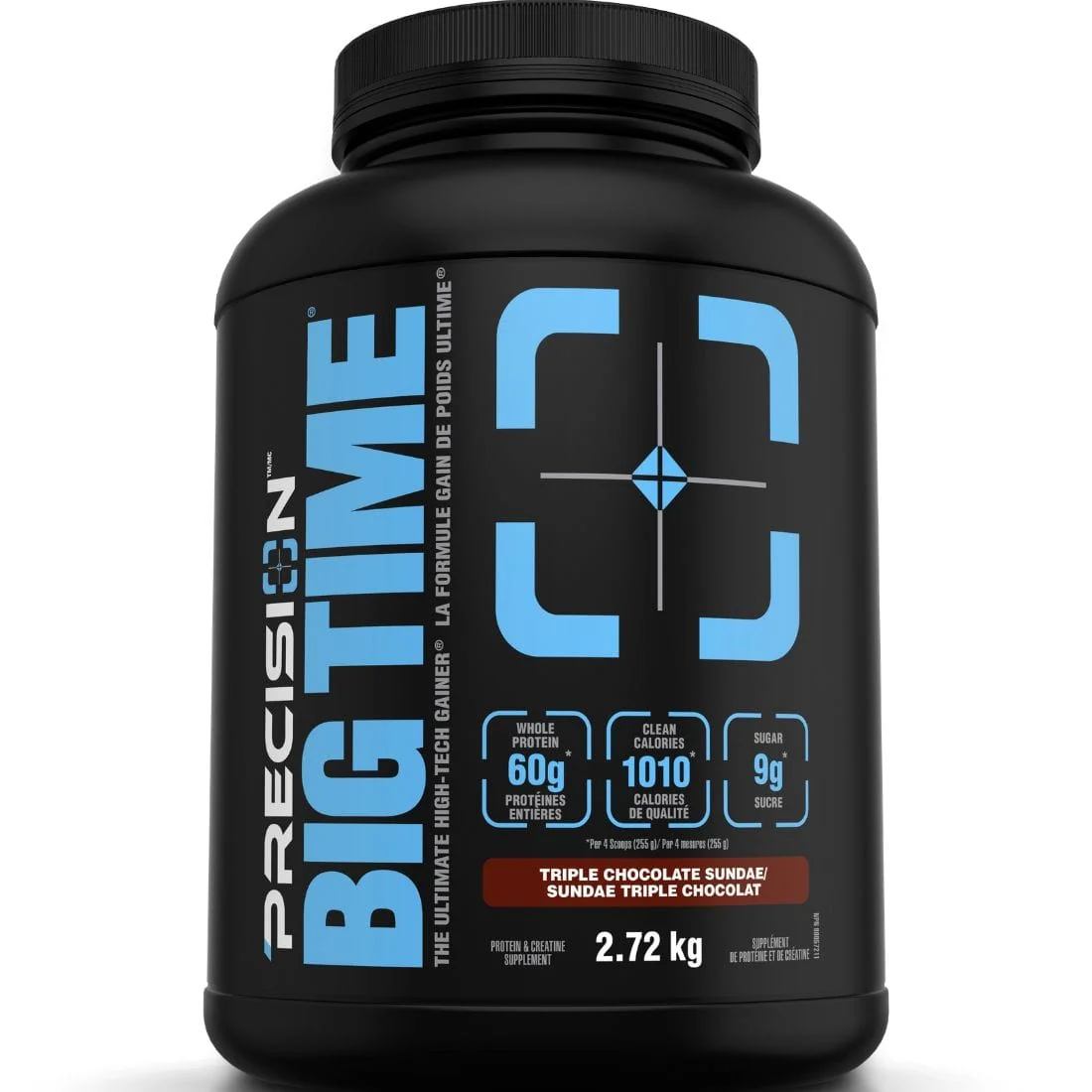 Precision Big Time Weight Gainer with Creatine, Glutamine, Arginine, ZMA, BCAAs, 6lb CLEARANCE 30% Off Exp 1/27 Final Sale - Image 2