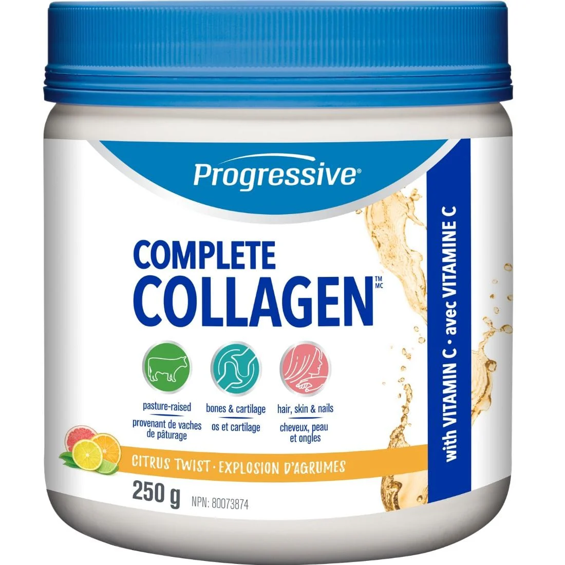 Progressive Complete Collagen (Grass Fed Bovine Collagen with Vitamin C & Tryptophan) - Image 3