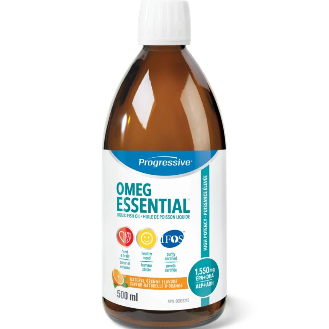 Progressive OmegEssential High Potency Fish Oil Liquid - Image 2