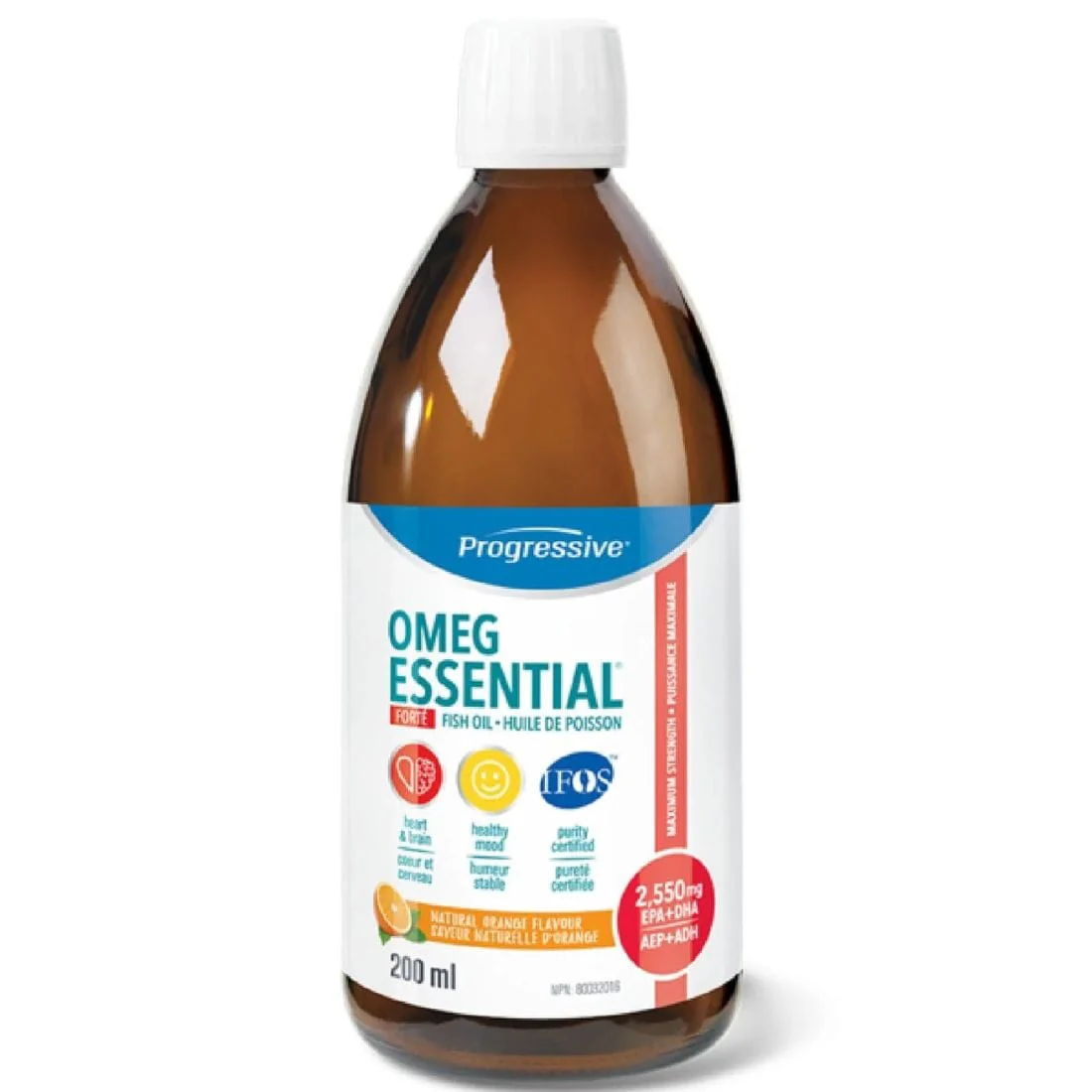 Progressive OmegEssential Forte, Maximum Strength Fish Oil, 200ml Liquid - Image 2