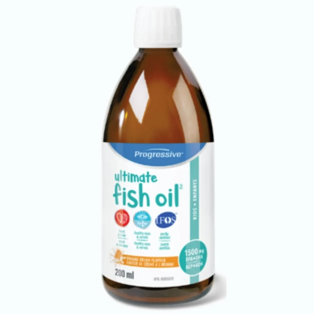 Progressive Ultimate Fish Oil For Kids Liquid (800mg DHA, 200mg EPA), 200ml - Image 3