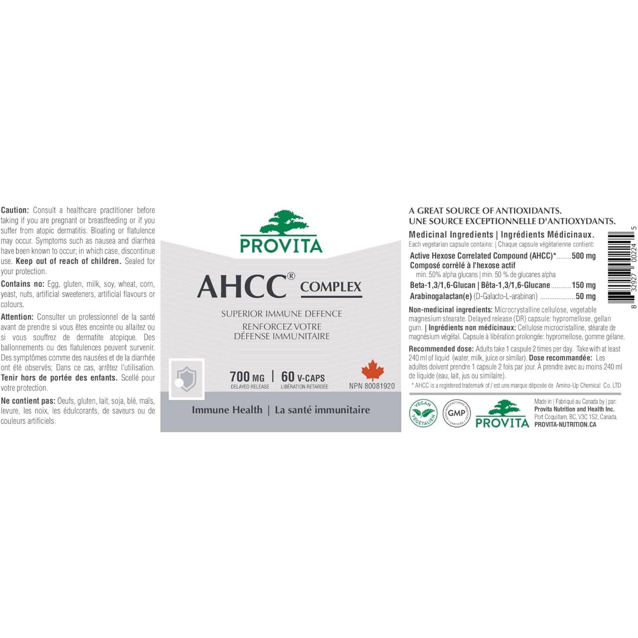 Provita AHCC Pro, 60 Capsules - Image 5