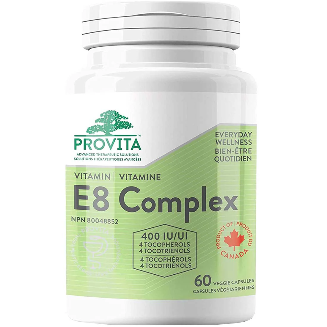 Provita E8 Complex Vitamin E, 60 Capsules