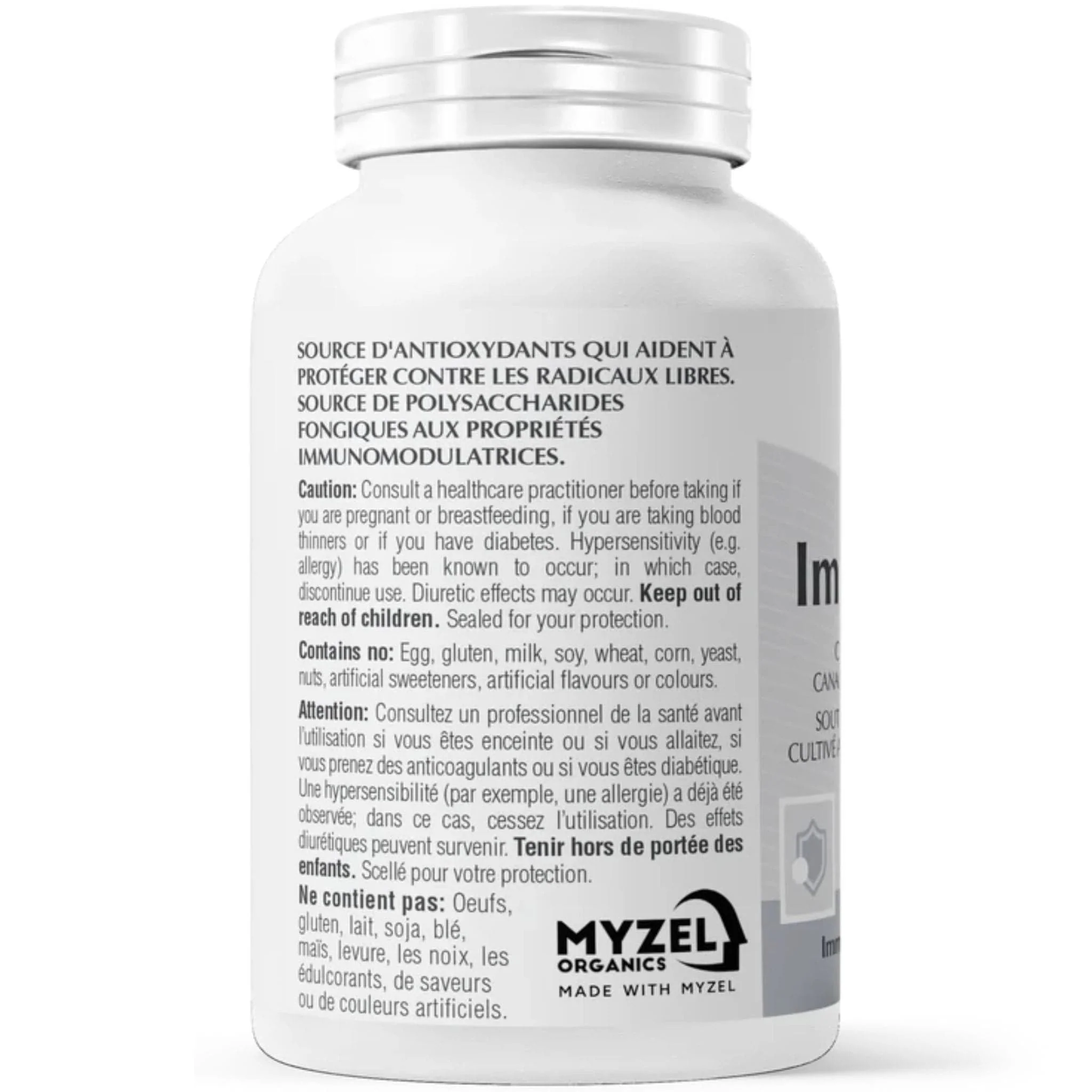 Provita Immune 9 Complex, Full-Spectrum Blend of 9 Organic Medicinal Mushrooms with Reishi and Cordyceps for Immune Support, 90 Vegetable Capsules - Image 4