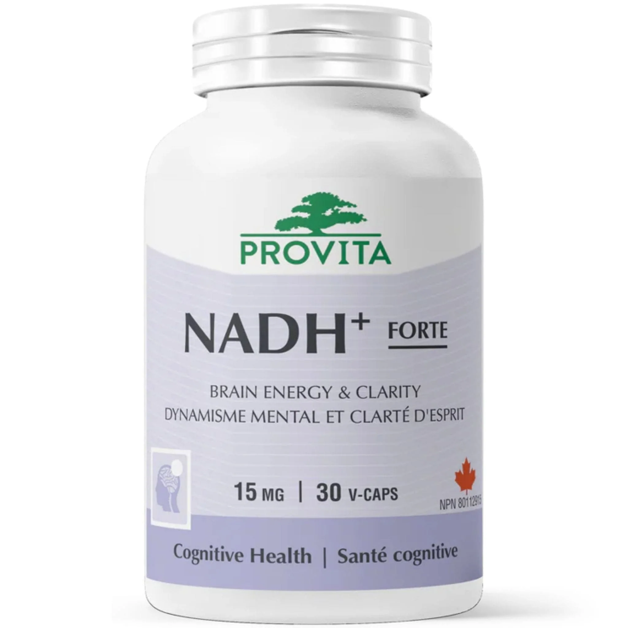 Provita NADH+ 15mg, Brain Energy and Clarity, 30 Capsules - Image 2