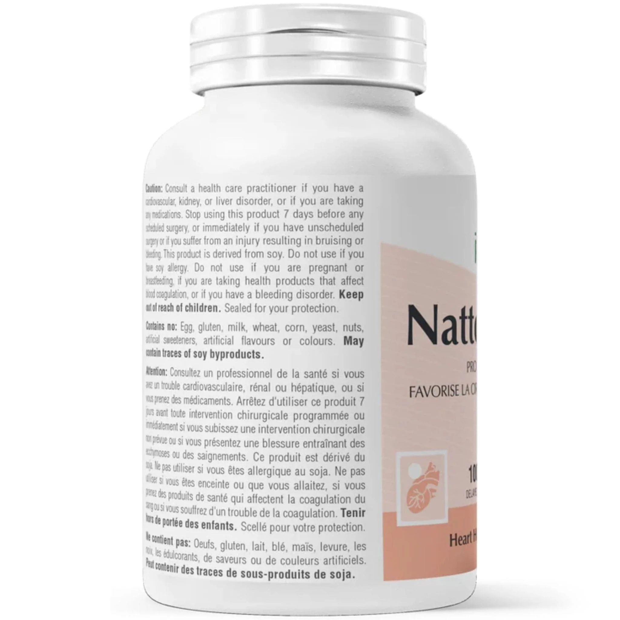Provita Nattokinase 2000F Delayed Release Vegetable Capsules, 60-120 Capsules - Image 6
