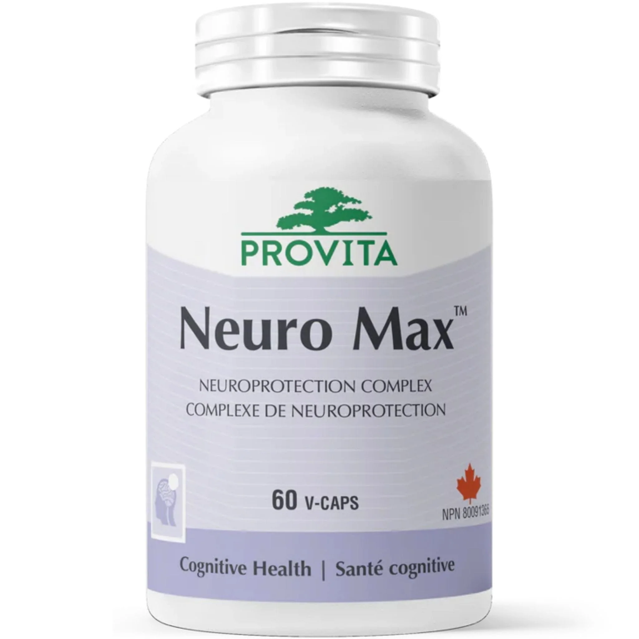 Provita Neuro Max For Cognitive Health & Memory, 60 Vegetable Capsules