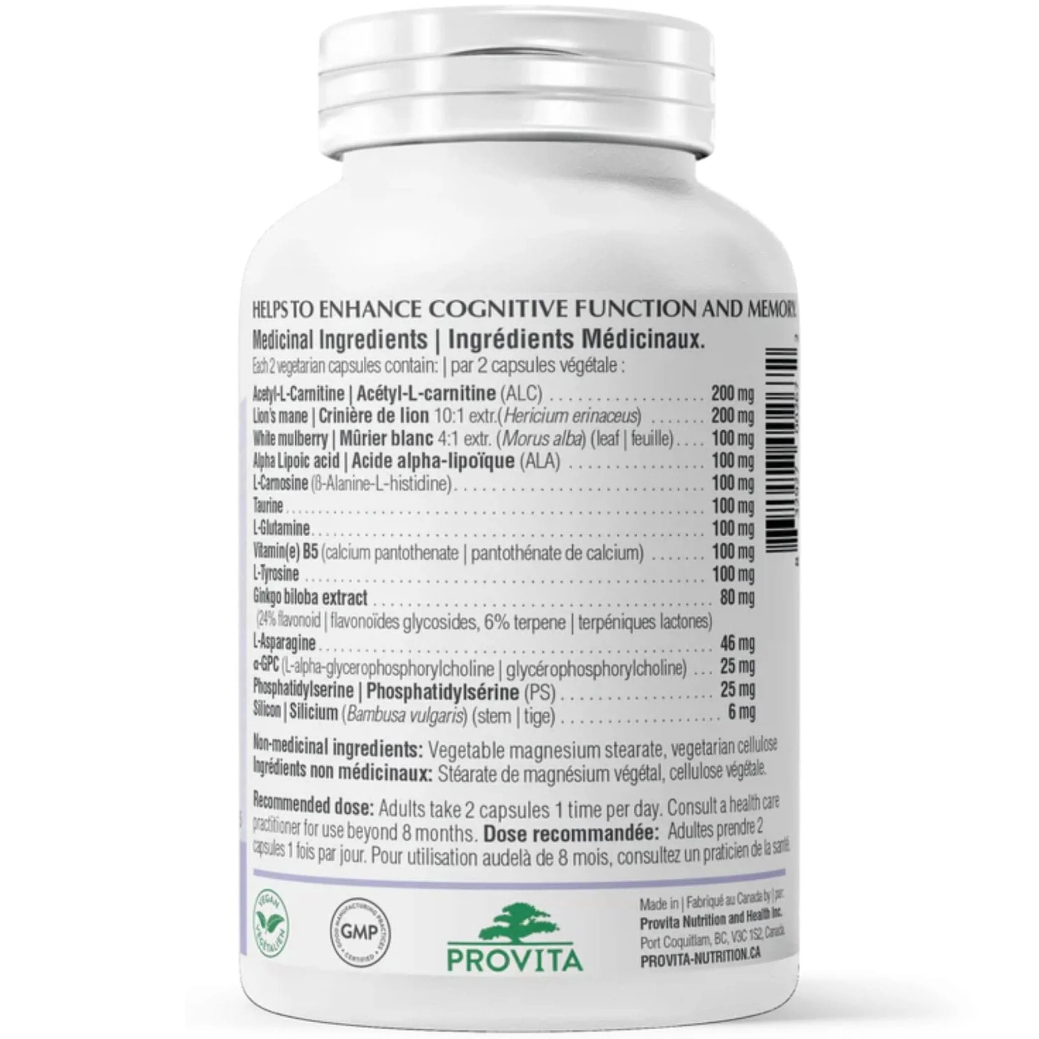 Provita Neuro Max For Cognitive Health & Memory, 60 Vegetable Capsules - Image 2
