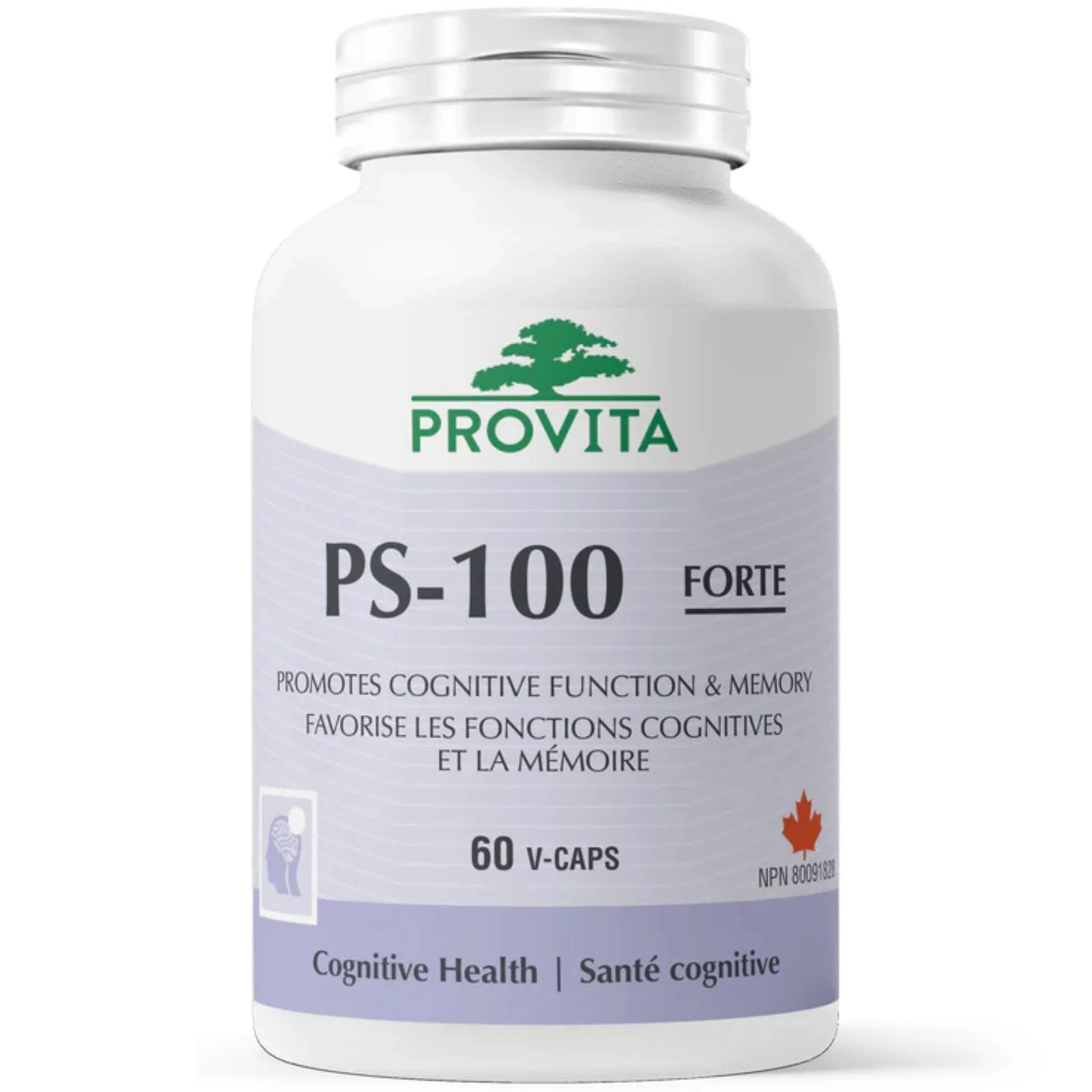 Provita PS-100+ Phosphatidylserine with Acetyl-L-Carnitine, 60 Capsules