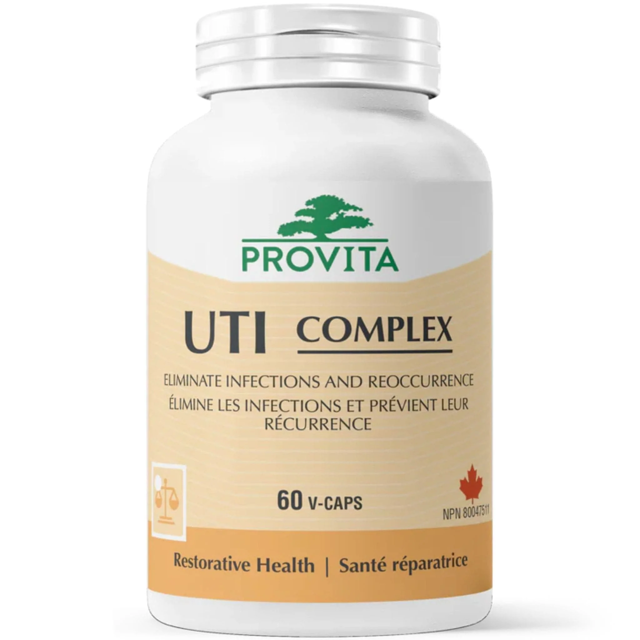 Provita UTI Pro, Cranberry Extract ad D-Dannose, 60 Capsules