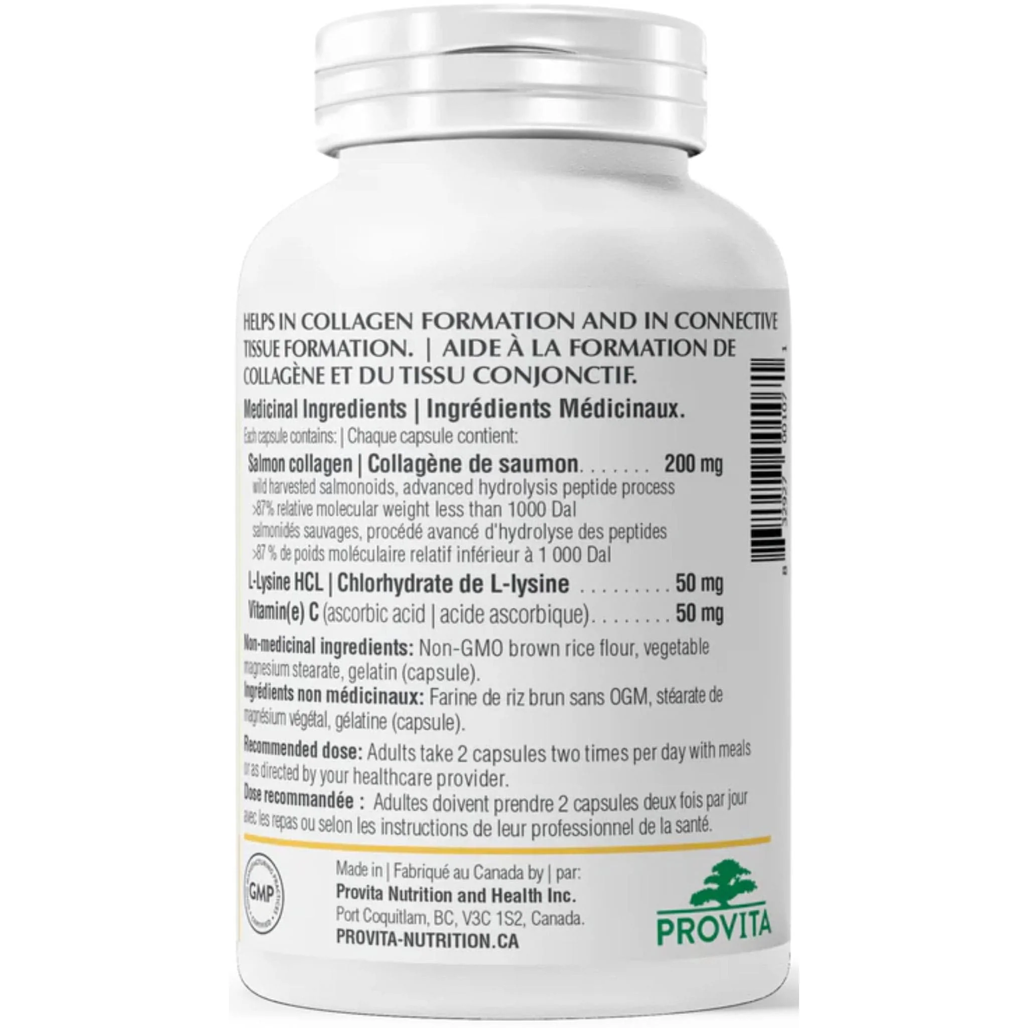 Provita Wild Salmon Collagen 300mg, 90 Capsules - Image 2