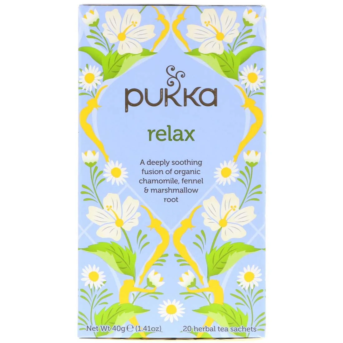 Pukka Organic Relax Tea, 20 Tea Sachets