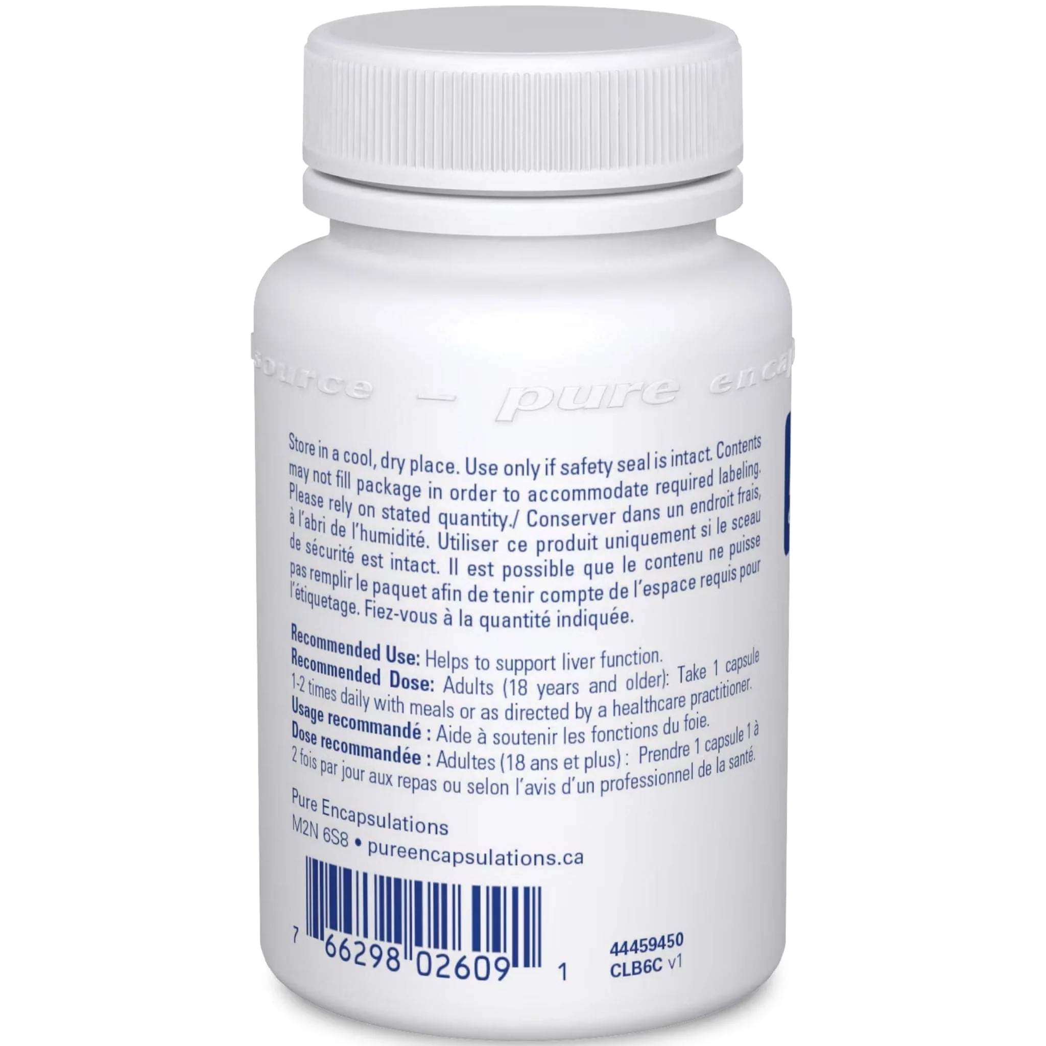 Pure Encapsulations Choline Bitartrate 275mg, Choline Supplement for Methylation, Brain Function and Liver Health, 60 Capsules - Image 3