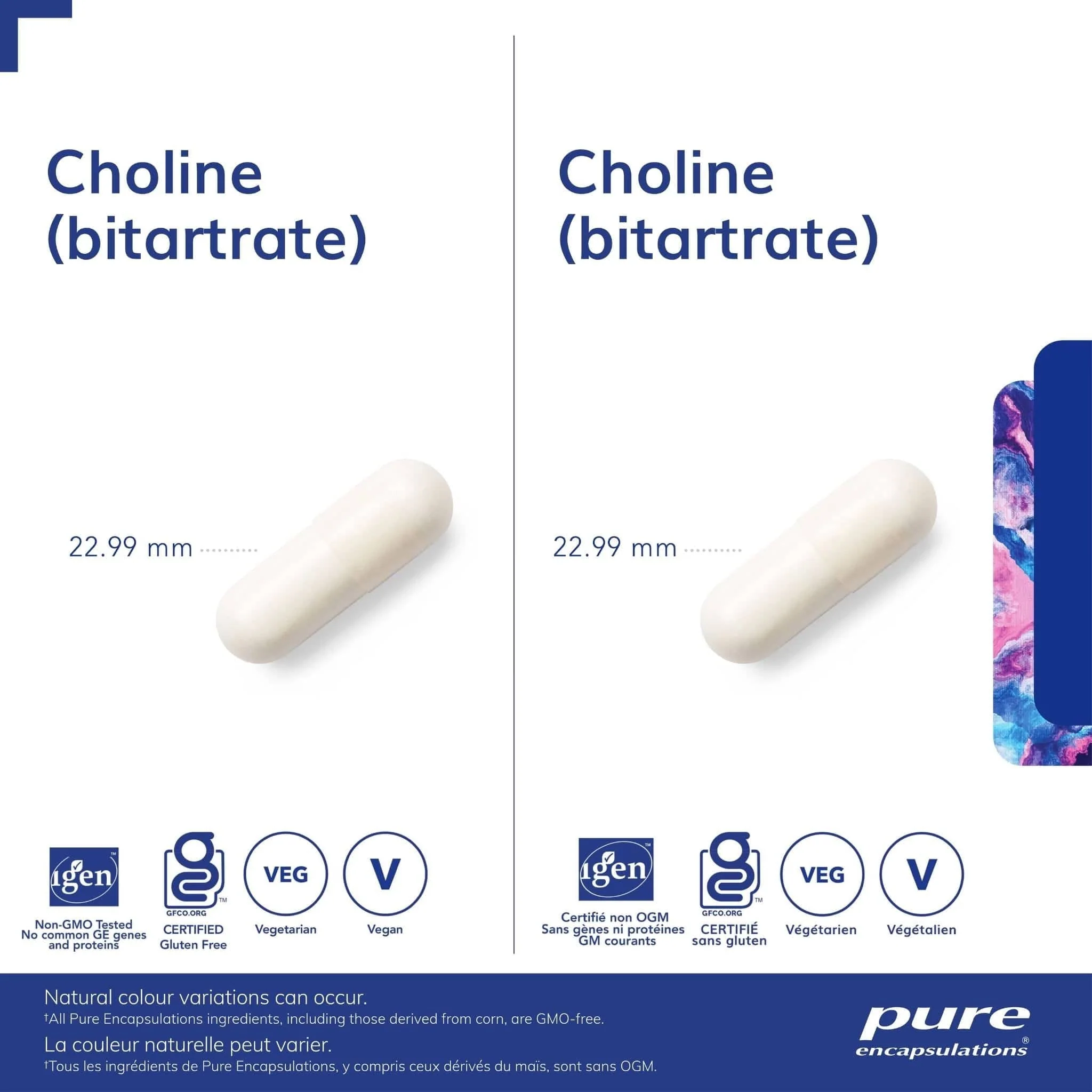 Pure Encapsulations Choline Bitartrate 275mg, Choline Supplement for Methylation, Brain Function and Liver Health, 60 Capsules - Image 4