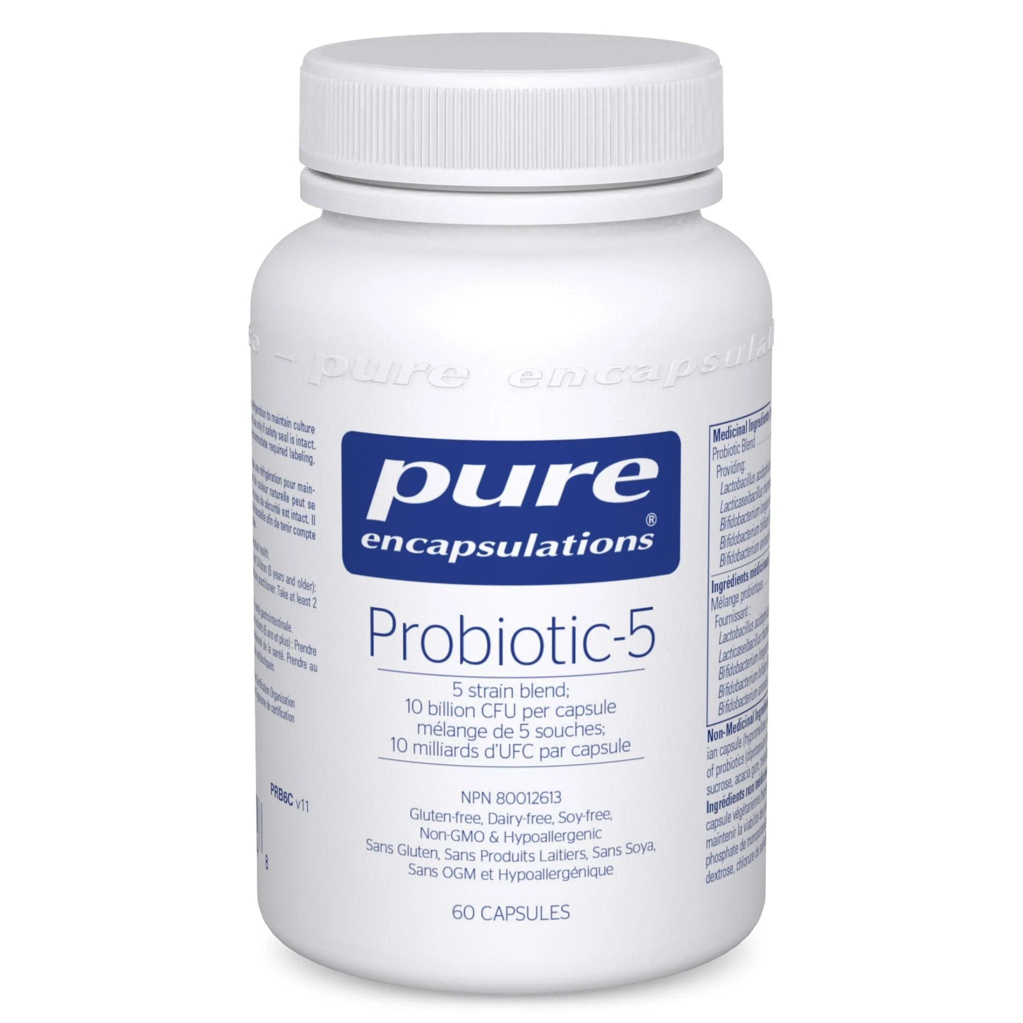Pure Encapsulations Probiotic-5 (Soy & Dairy Free) 60 Capsules - Store in Fridge
