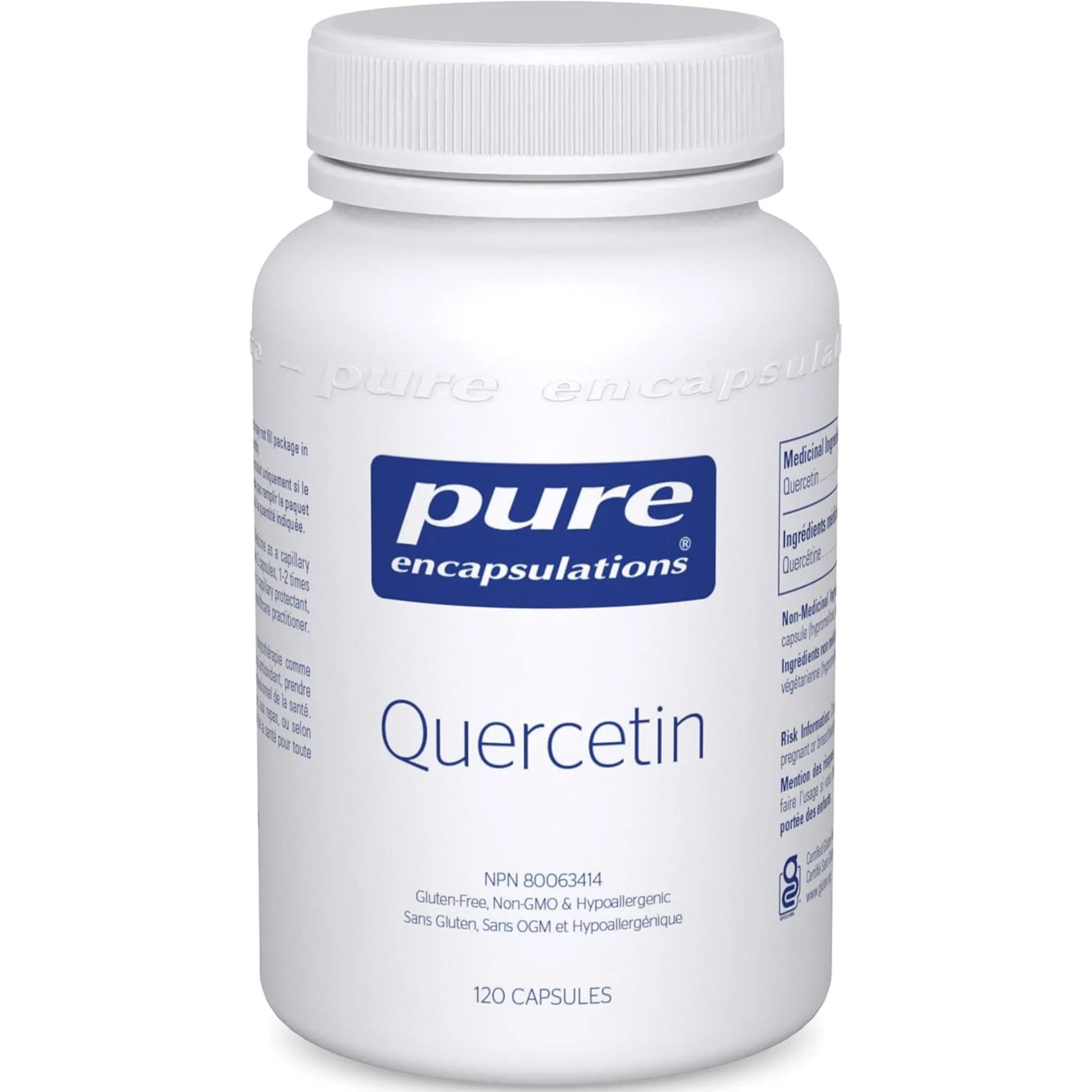 Pure Encapsulations Quercetin, Antioxidant Support for Capillaries and Blood Vessel Health, 120 Capsules