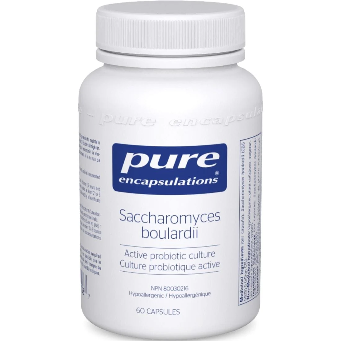 Pure Encapsulations Saccharomyces Boulardii 5 Billion CFU