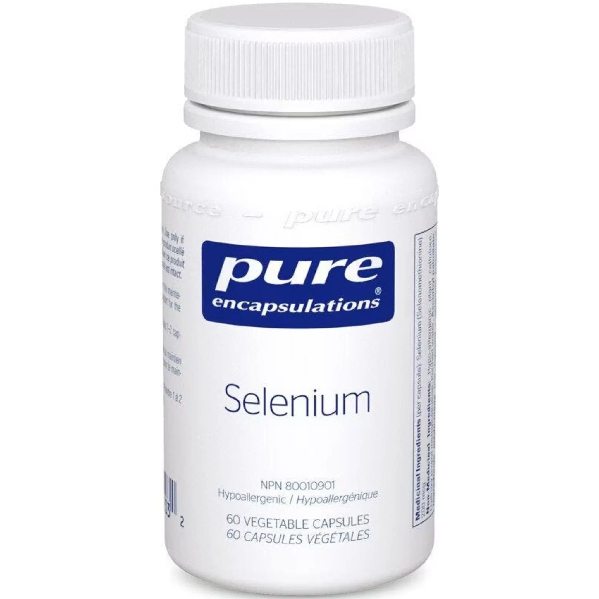 Pure Encapsulations Selenium 200mcg, Antioxidant Support for Immune and Thyroid Health, 60 Vegetable Capsules
