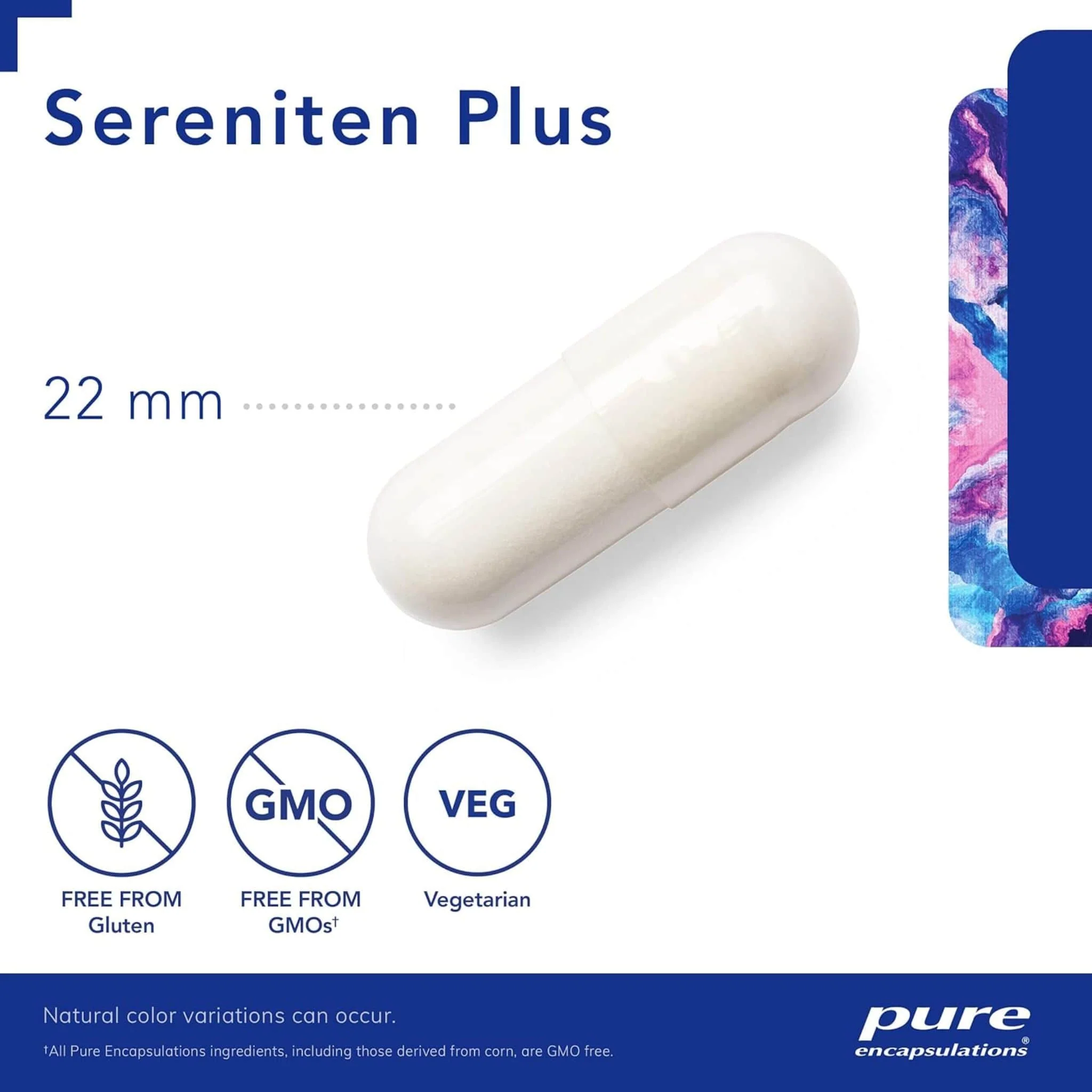 Pure Encapsulations Sereniten Plus, Stress-Reducing Lactium Peptides with L-Theanine and Vitamin D, 45 Capsules - Image 3