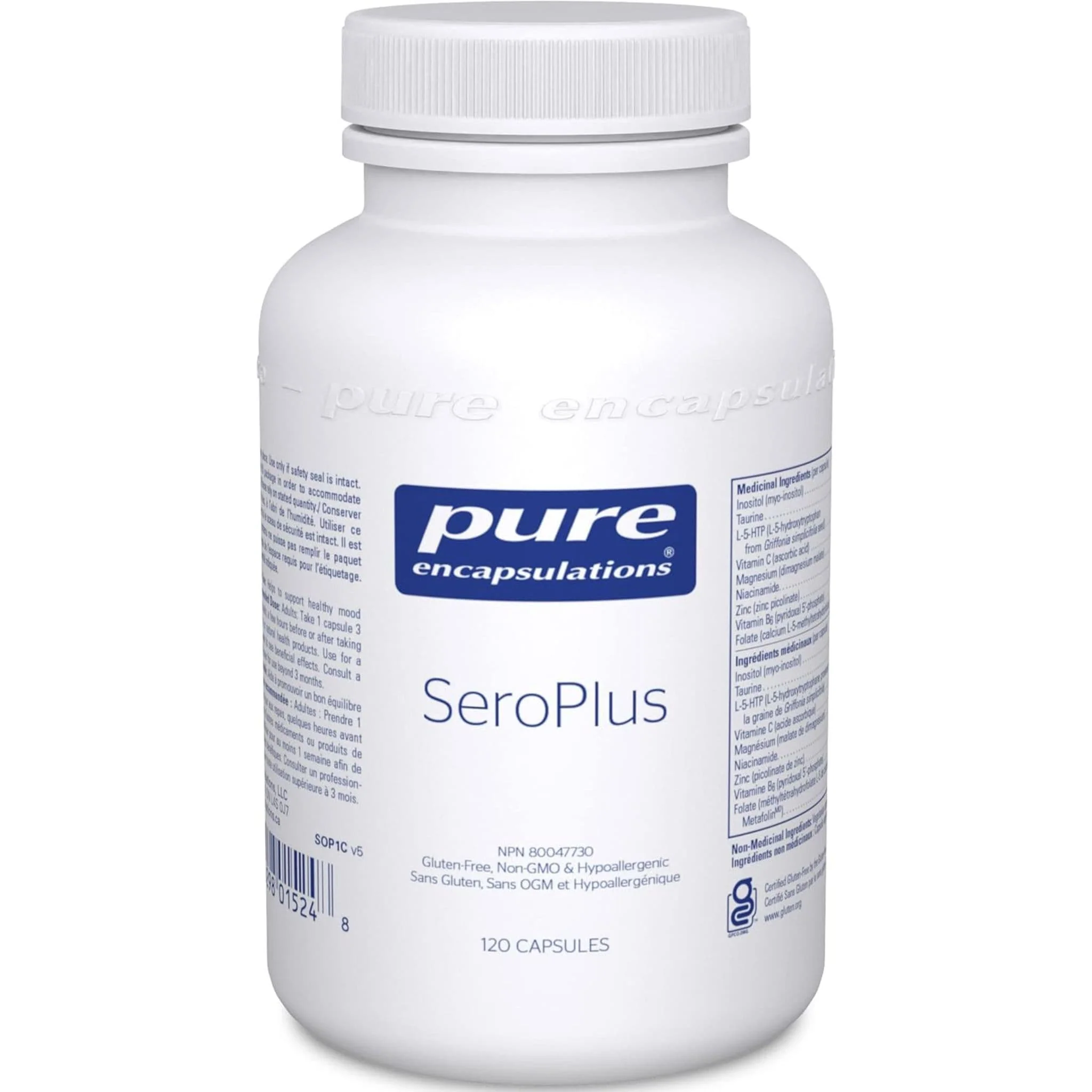 Pure Encapsulations SeroPlus, With 5-HTP, B6, Folate and Zinc, Supports Healthy Mood Balance and Emotional Wellness, 120 Capsules - Image 2
