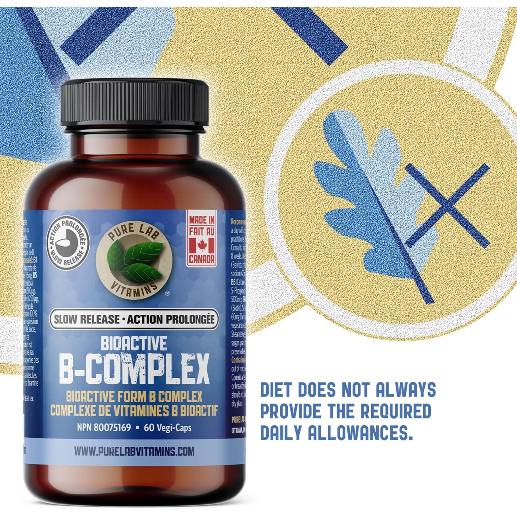 Pure Lab Vitamins Bioactive B Complex Slow Release - Image 8