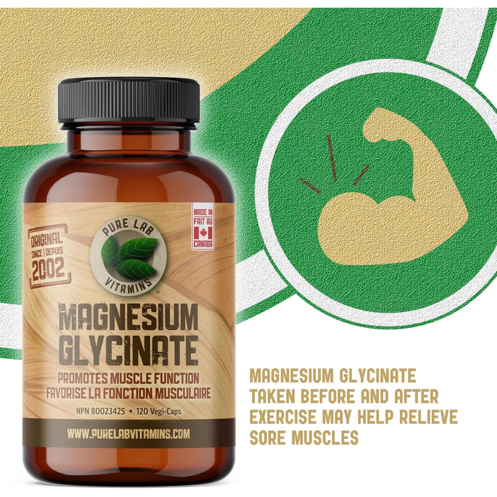 Pure Lab Vitamins Magnesium Glycinate 165mg Capsules - Image 7