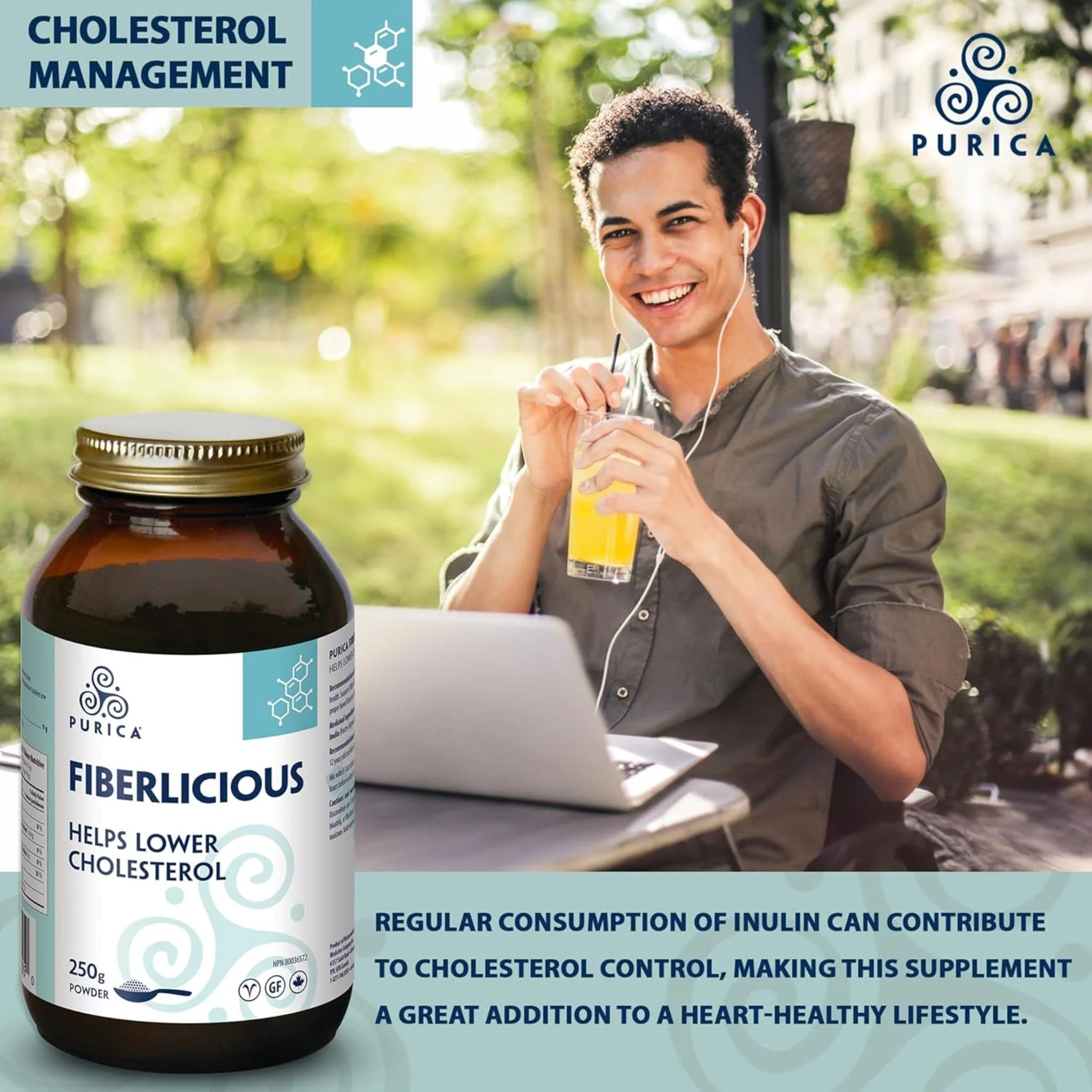 Purica Fiberlicious Powder, 100% Pure Chicory Root Extract Powder - Image 8