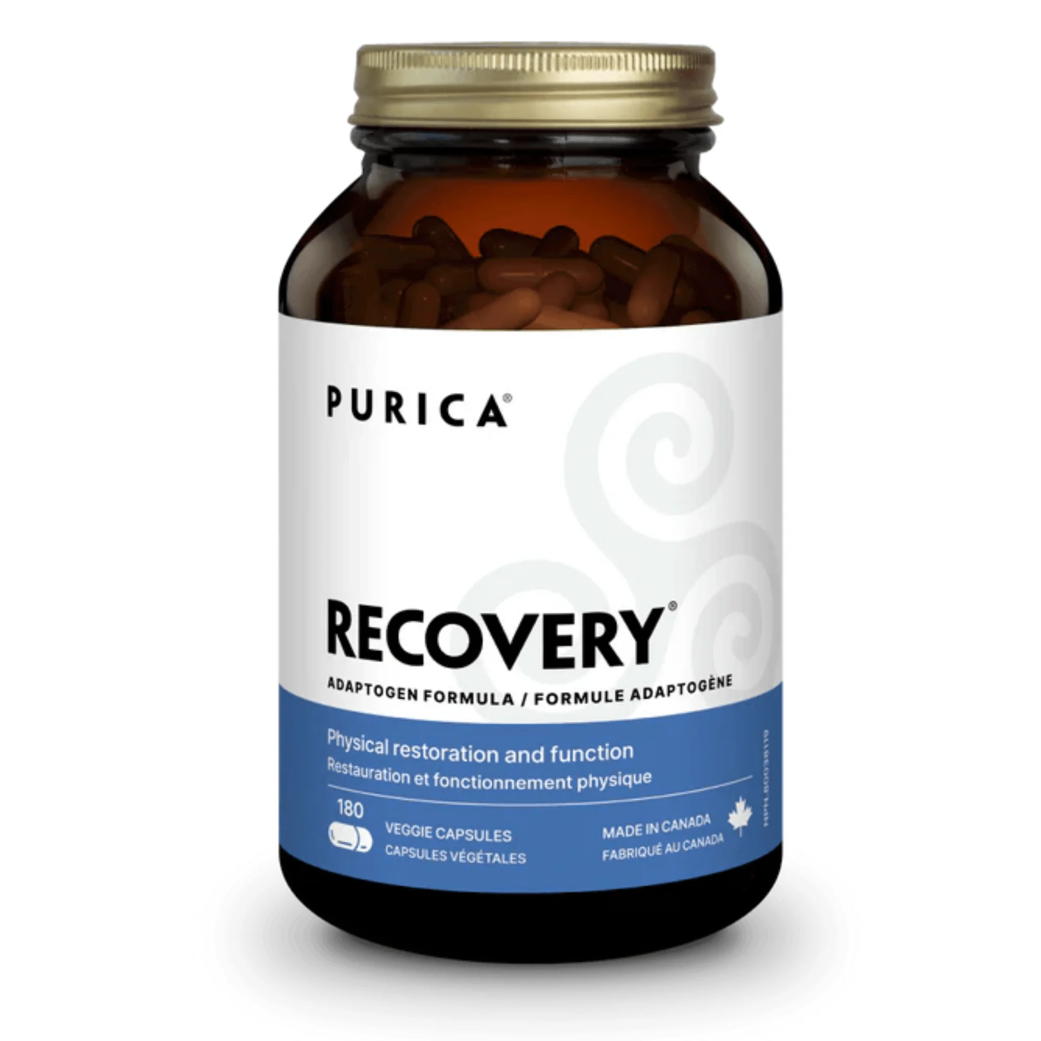 Purica Recovery Adaptogen Formula, Supports Joint Health for Osteoarthritis or Joint Discomfort, Formerly Known as Purica Recovery Extra Strength, 180-360 Capsules