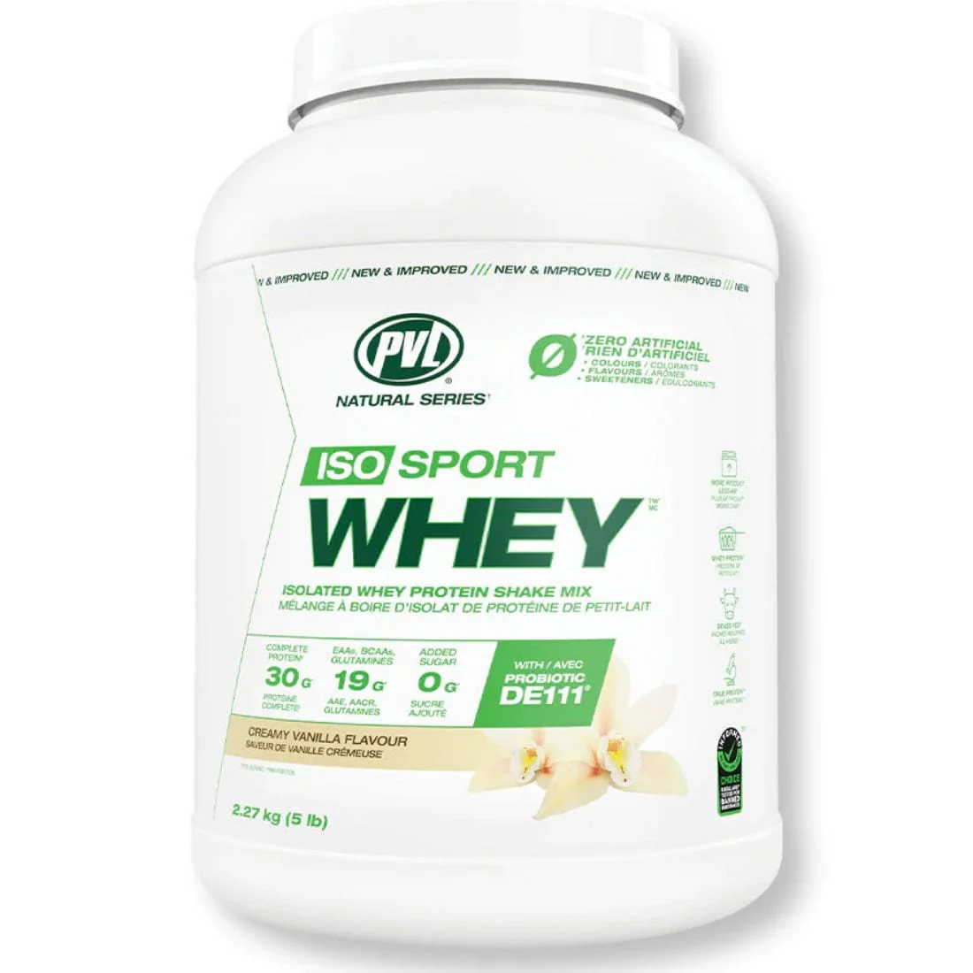 PVL 100% Natural Iso Sport Whey Isolate, Grass Fed - Image 2
