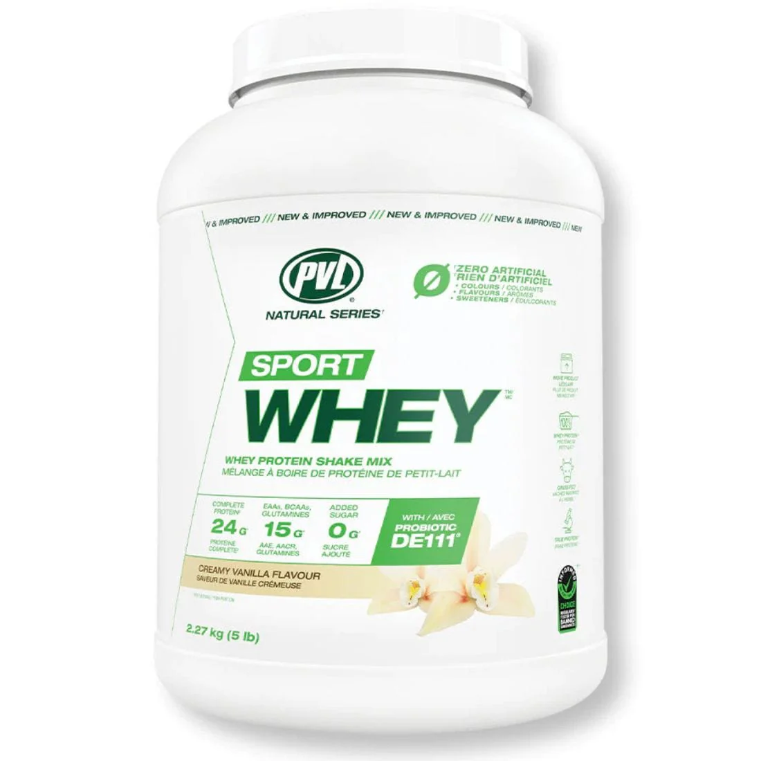 PVL 100% All Natural Sport Whey Protein Powder, Grass Fed - Image 2