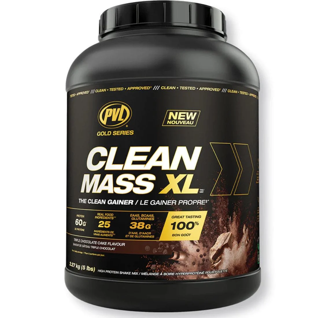 PVL Clean Mass XL Mass Gainer, 5lb