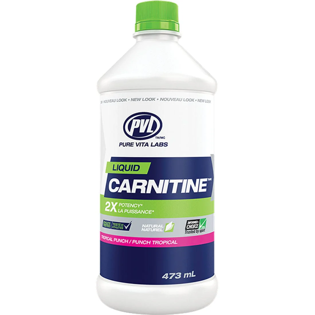 PVL Liquid Carnitine 473mL, Tropical Punch - Image 2
