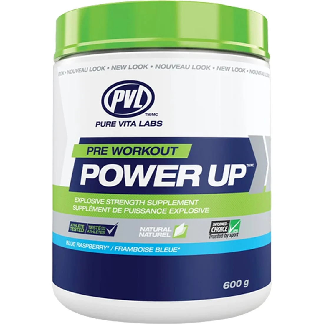 PVL Power Up 600g, Blue Raspberry