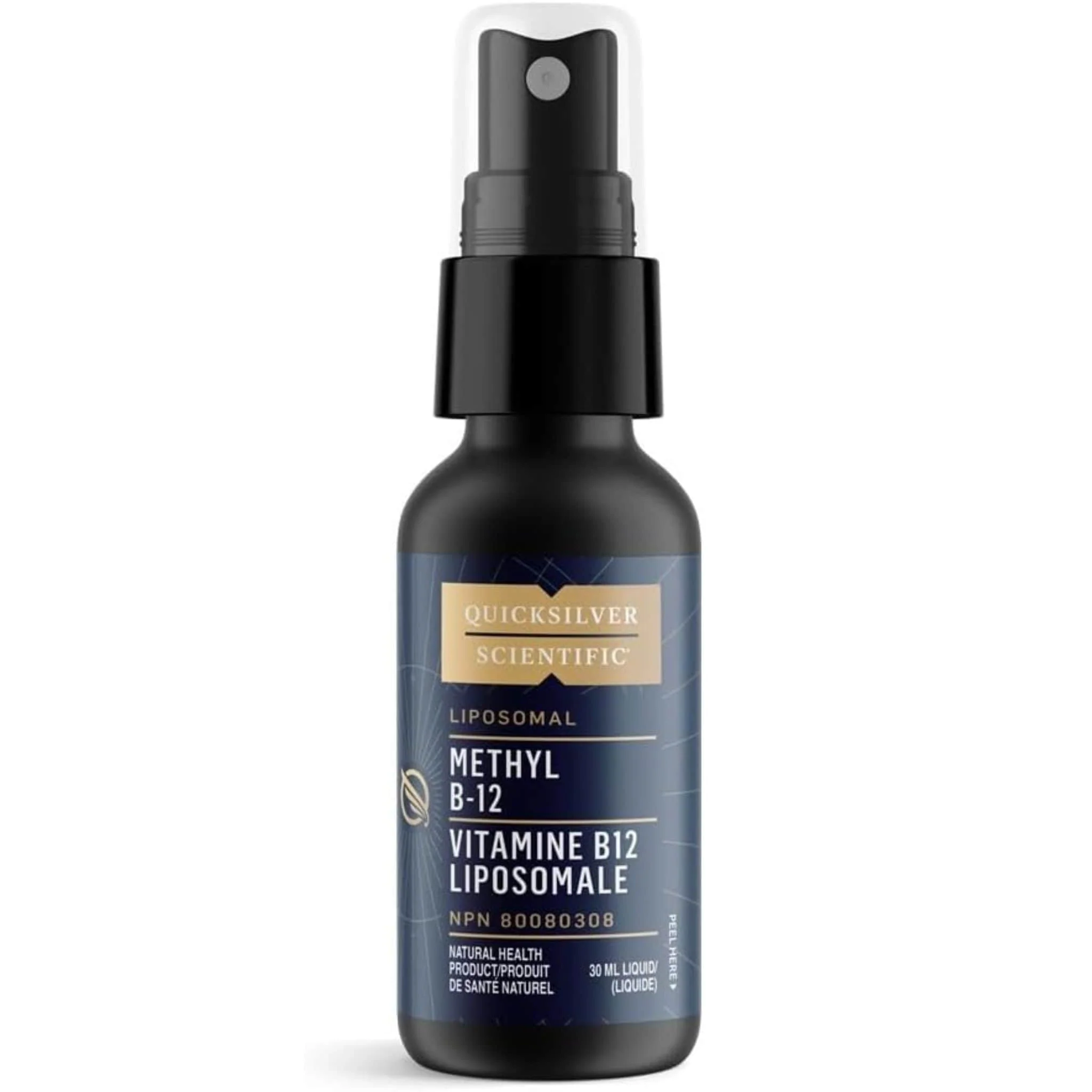 Quicksilver Scientific Liposomal Methyl-B12 Spray, 30ml