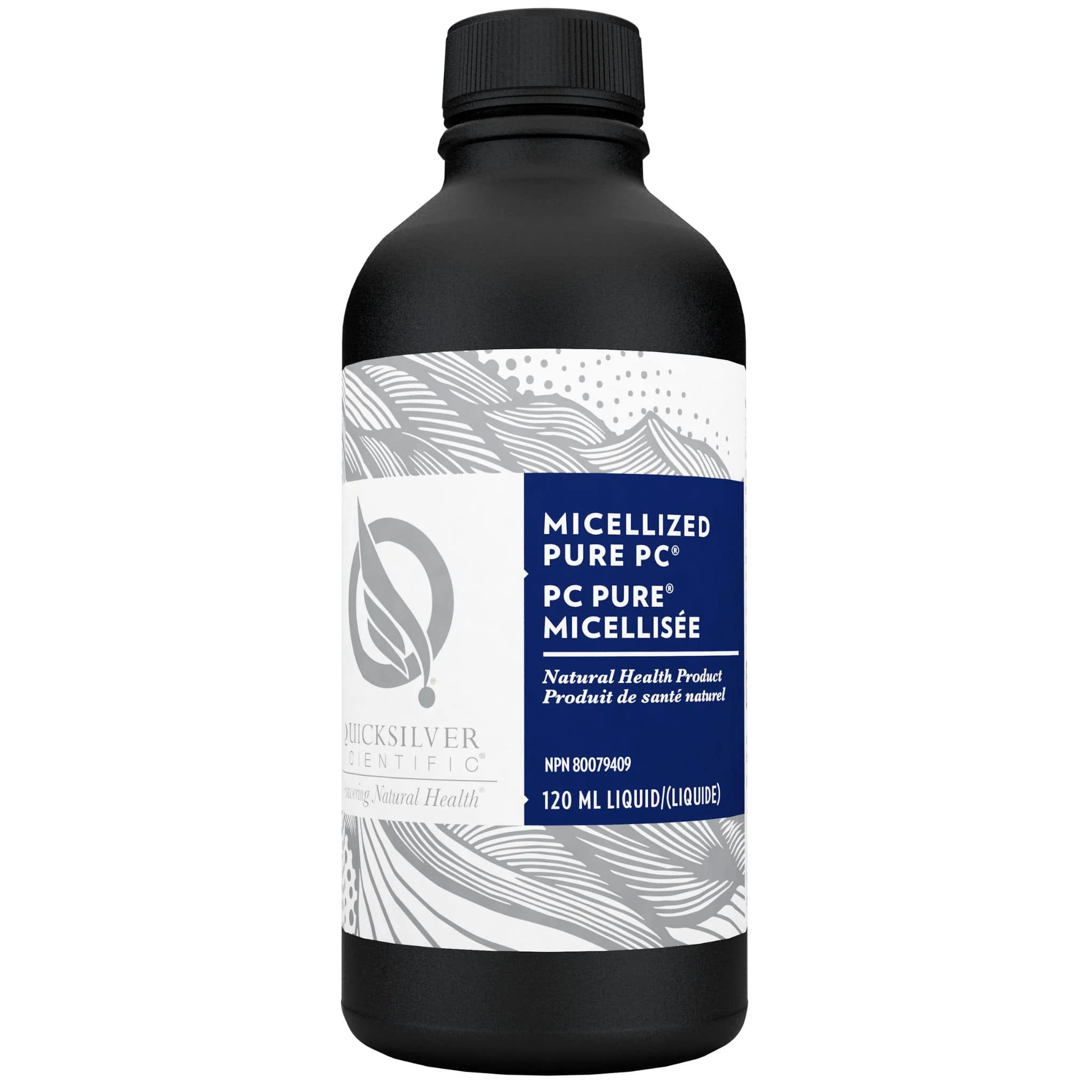 Quicksilver Scientific Micellized Pure PC Liposomal Phosphatidylcholine, Support for Liver, Brain, and Cellular Health, 120ml