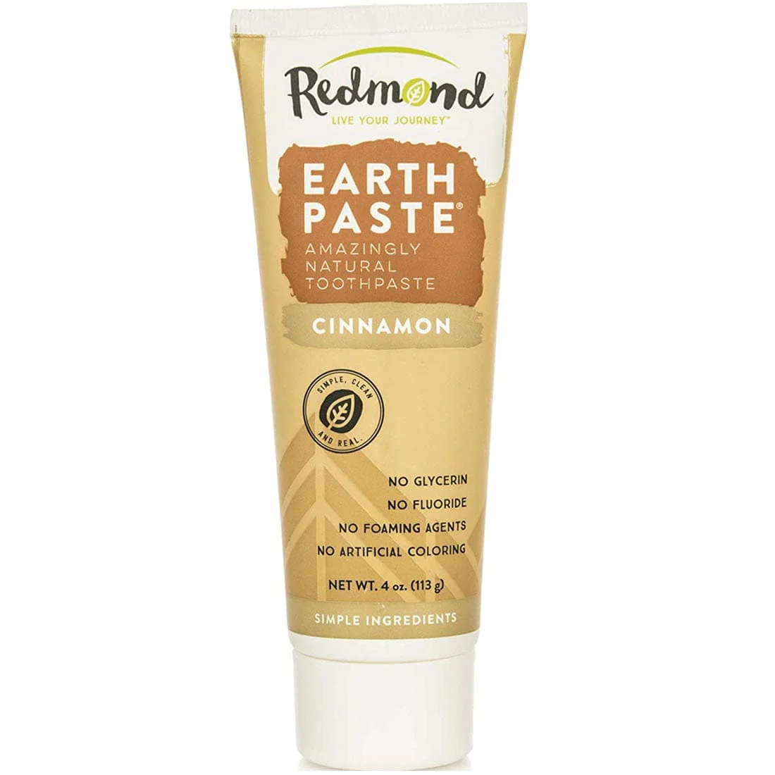 Redmond Earthpaste Toothpaste (No Foaming Agents), 113g - Image 2