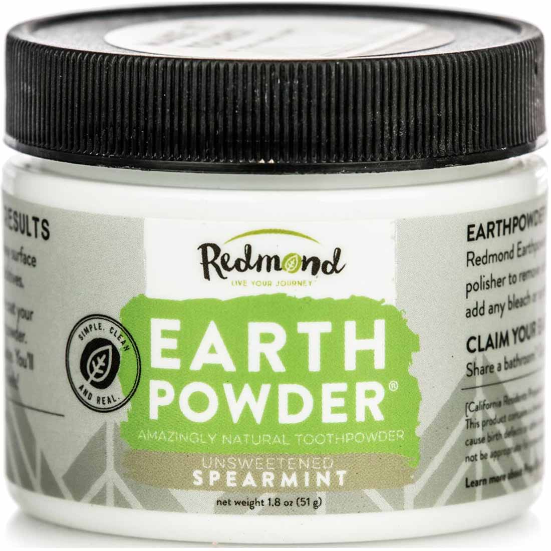 Redmond Earthpowder Tooth Powder (Unsweetened), 51g - Image 5