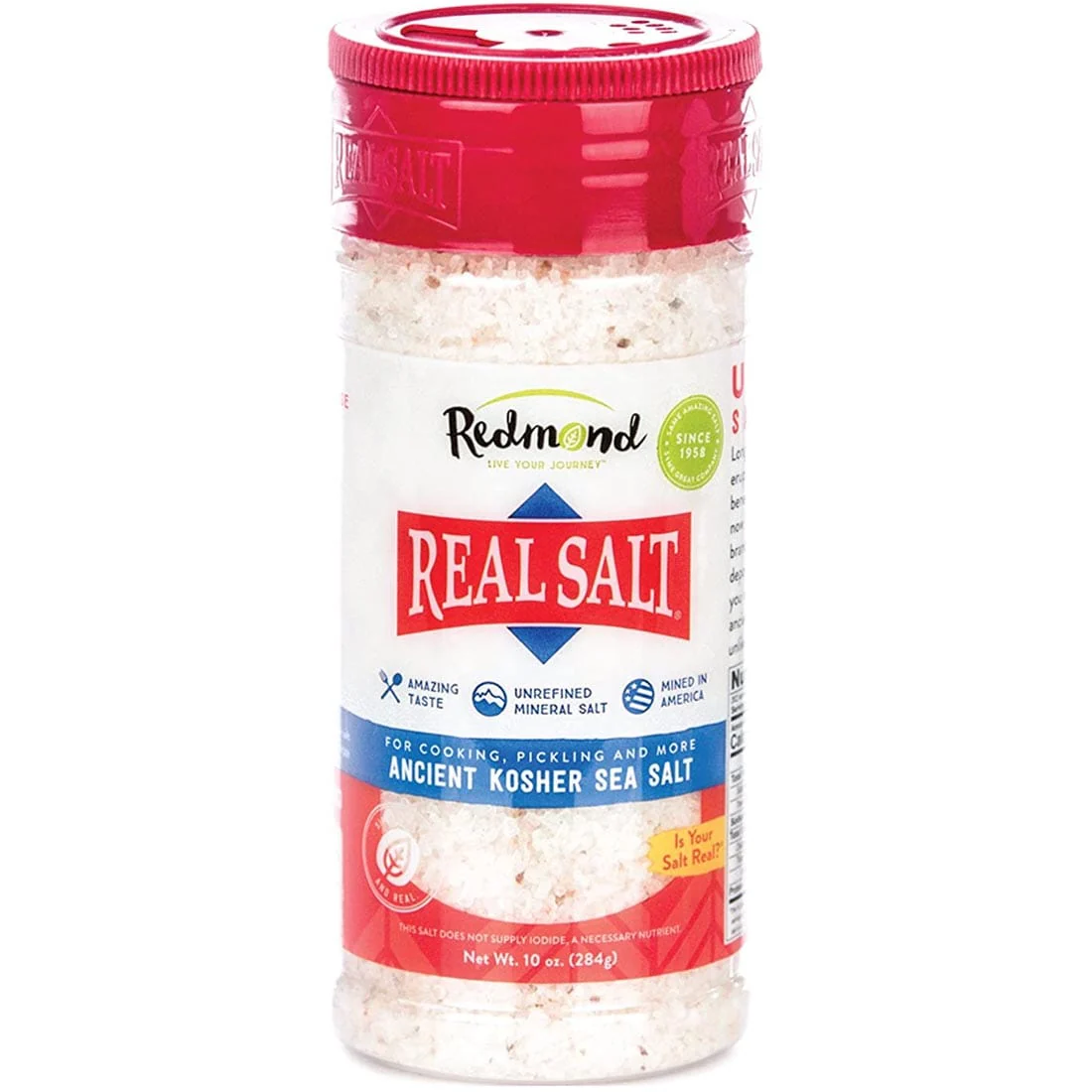Redmond Real Salt Kosher Sea Salt (Ancient Kosher Sea Salt)