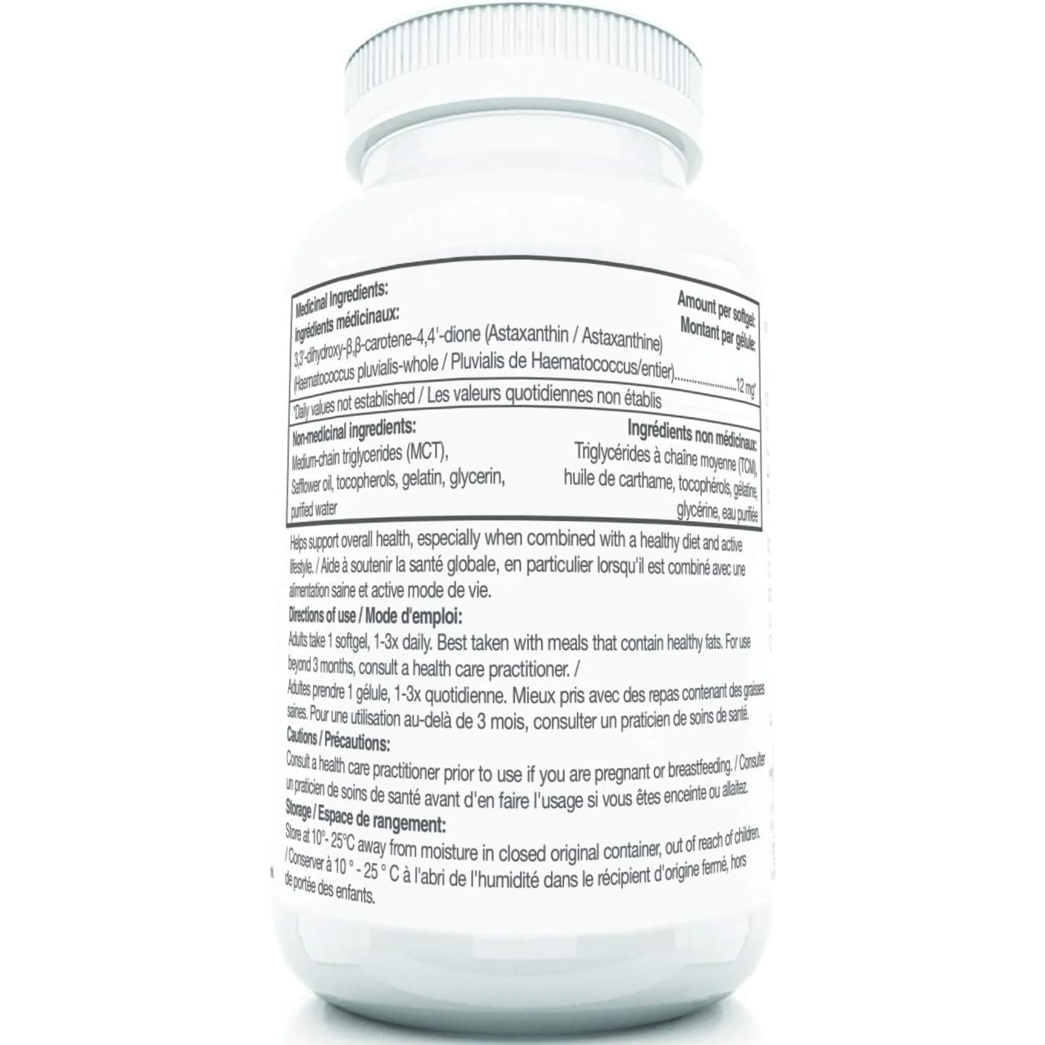 Regenurex Astaxanthin 12mg with MCT Oil, 60 Softgels - Image 2