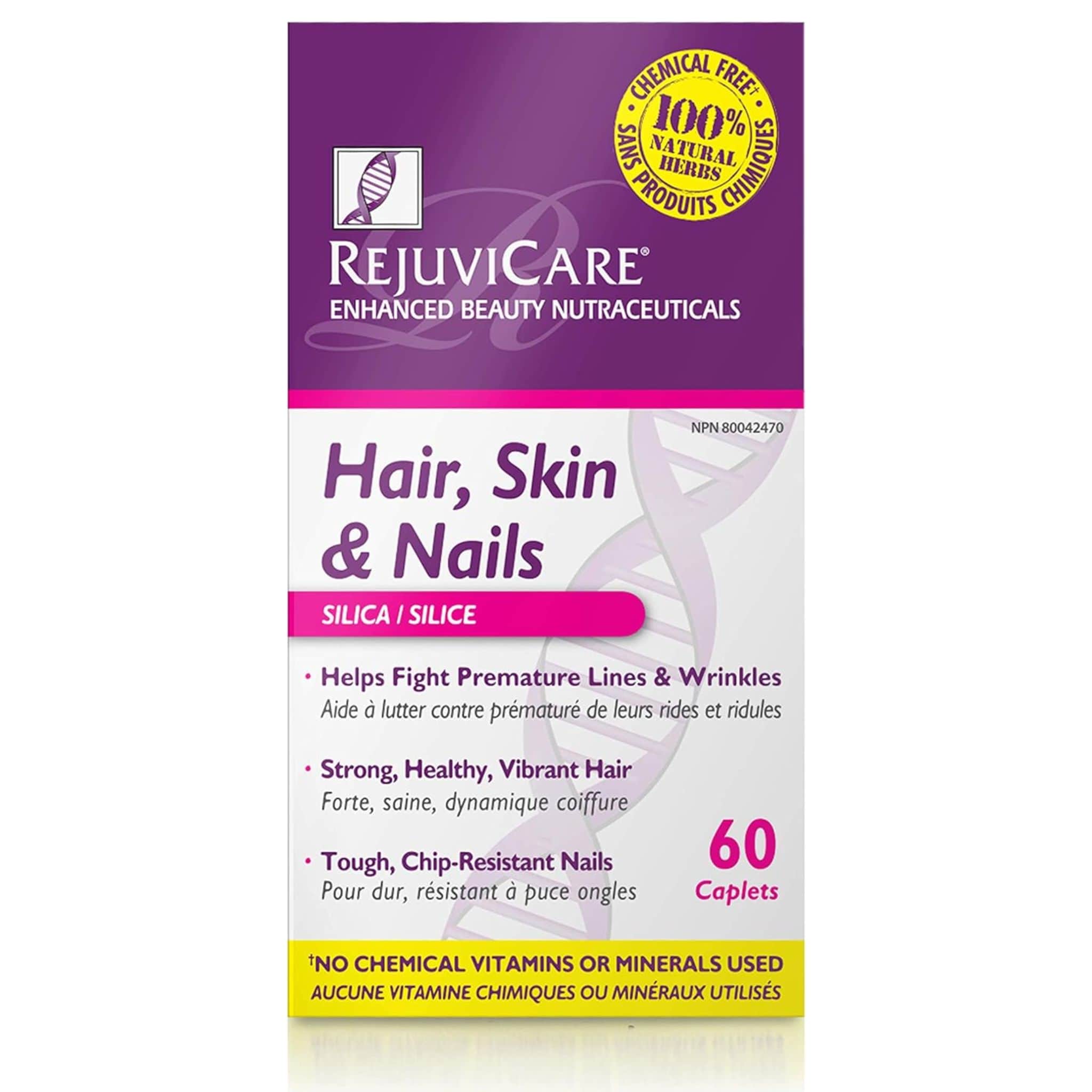 Rejuvicare Hair, Skin and Nails Formula, 60 Caplets CLEARANCE 75% Off Expiry 12/25 Final Sale
