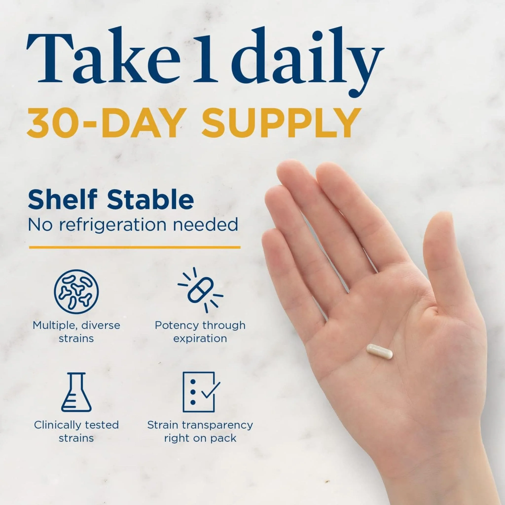Renew Life Ultimate Flora Extra Care Probiotic 50 Billion Active Cultures, Shelf Stable, (Formerly Flora Critical Care Probiotic) - Image 3