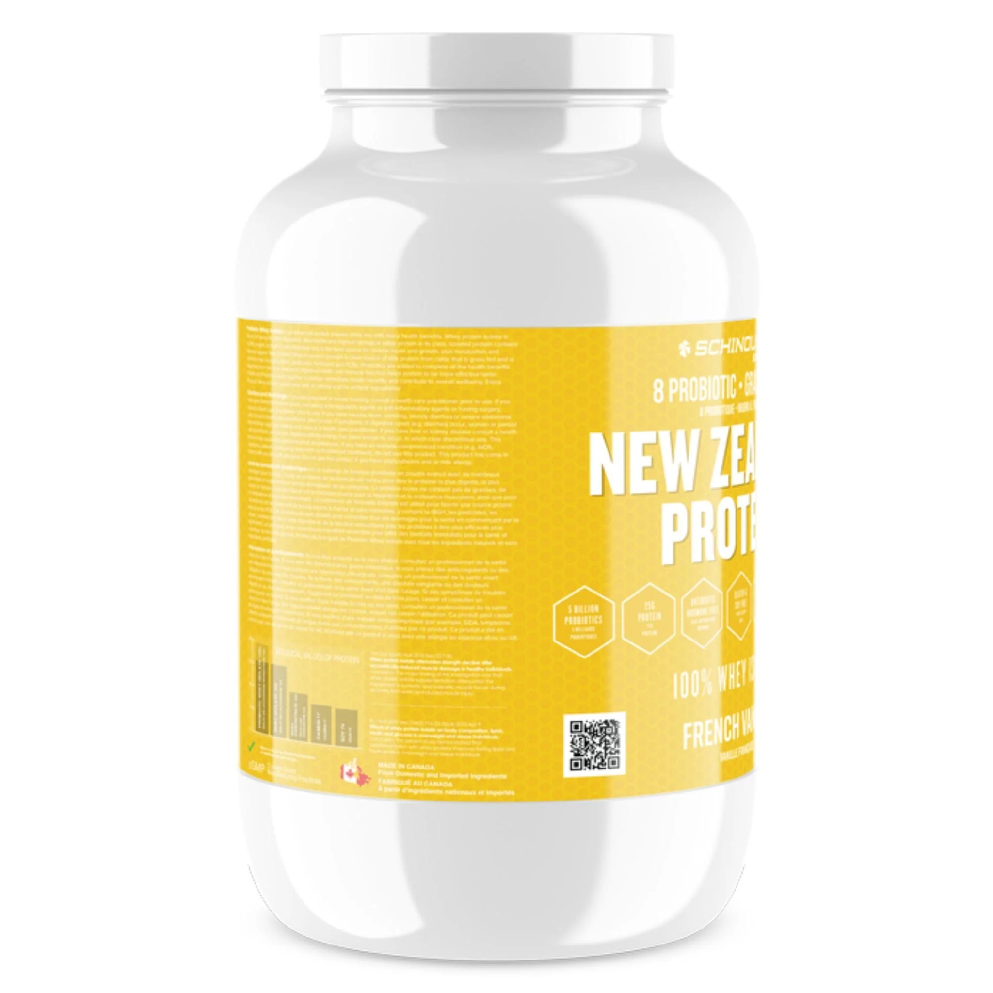 Schinoussa Probiotic Grass Fed New Zealand Protein 100% Whey Isolate Protein, 30 Servings - Image 2