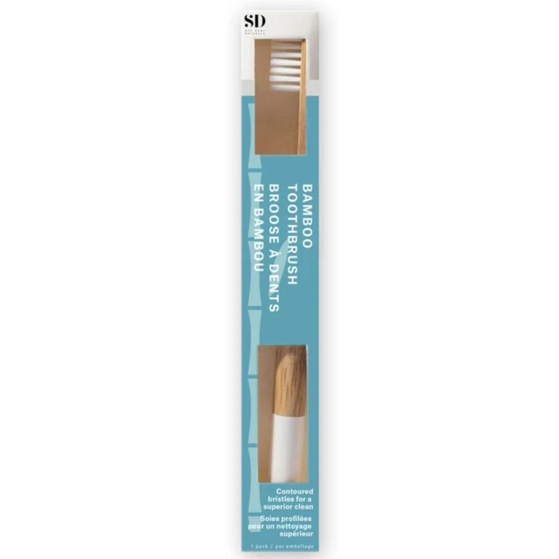 SD Naturals Bamboo Toothbrush, CLEARANCE 50% Off Final Sale